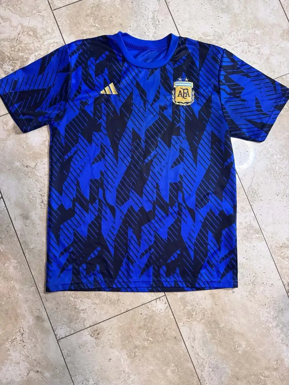 Adidas Argentina National Team 2022 Pre-Match Training Soccer Jersey